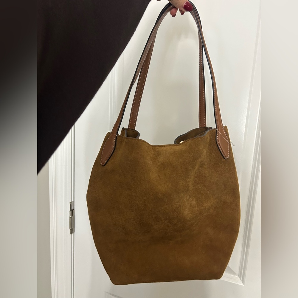 Madewell The Suede Shopper Tote - Picture 2 of 6